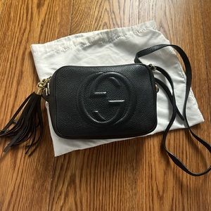 Gucci Authentic Soho Crossbody Bag Black